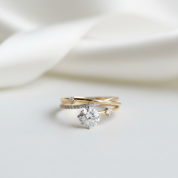 1.0 Ct Diamond Option Wedding Ring-Black Diamonds New York
