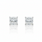 1ct Princess Cut Diamond Option Stud Earrings-Black Diamonds New York