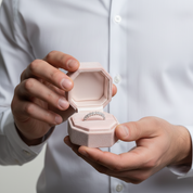 1ct Princess Cut Diamond Half Eternity Wedding Band-Black Diamonds New York