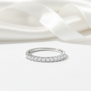 1ct Princess Cut Diamond Half Eternity Wedding Band-Black Diamonds New York