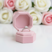 1.0 Ct Round Cut D Color Diamond Engagement Ring-Black Diamonds New York