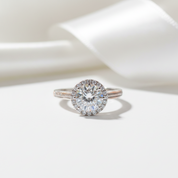1ct Round Diamond Option Adjustable Engagement Ring-Black Diamonds New York