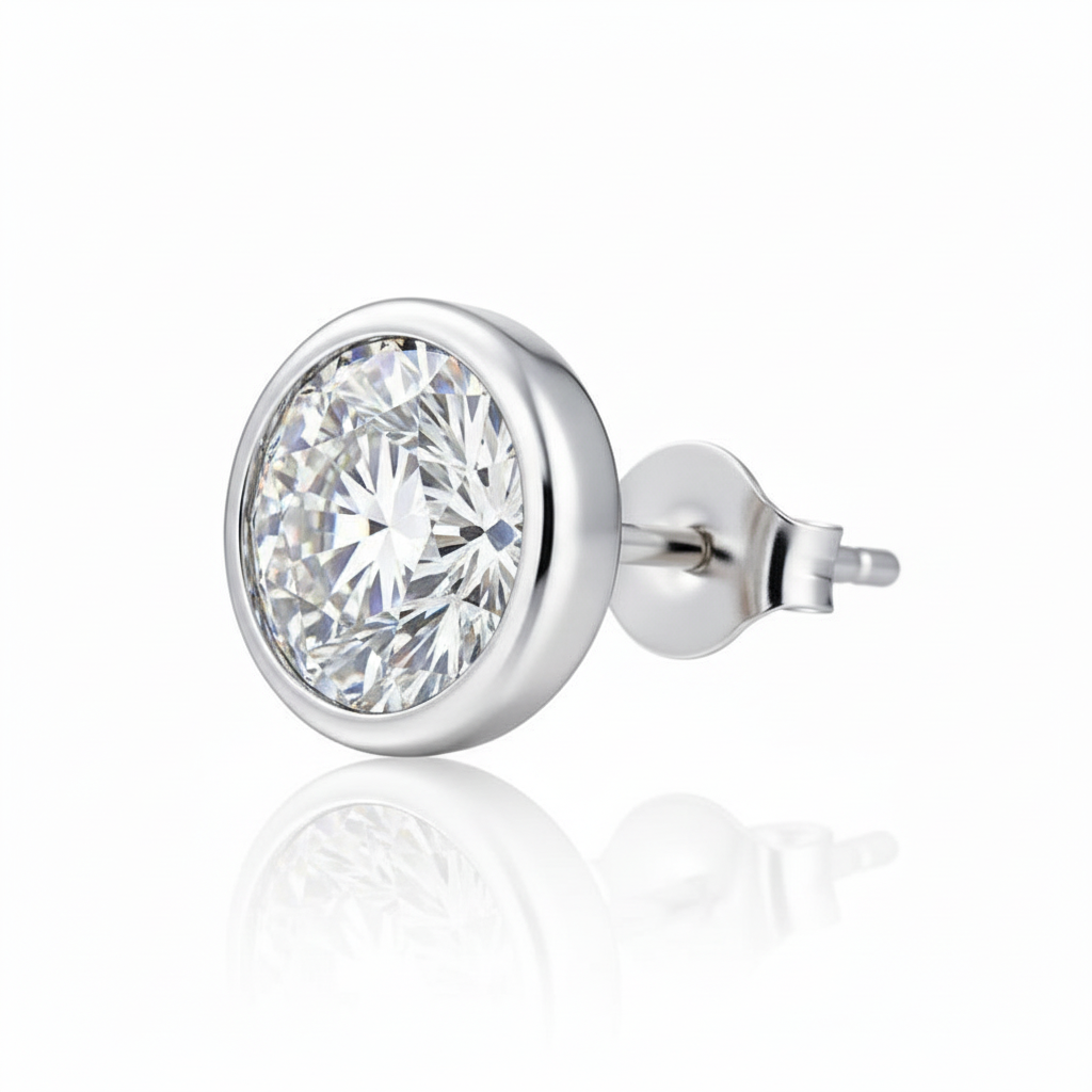 1ct Round Diamond Option Earring (1 Piece)-Black Diamonds New York
