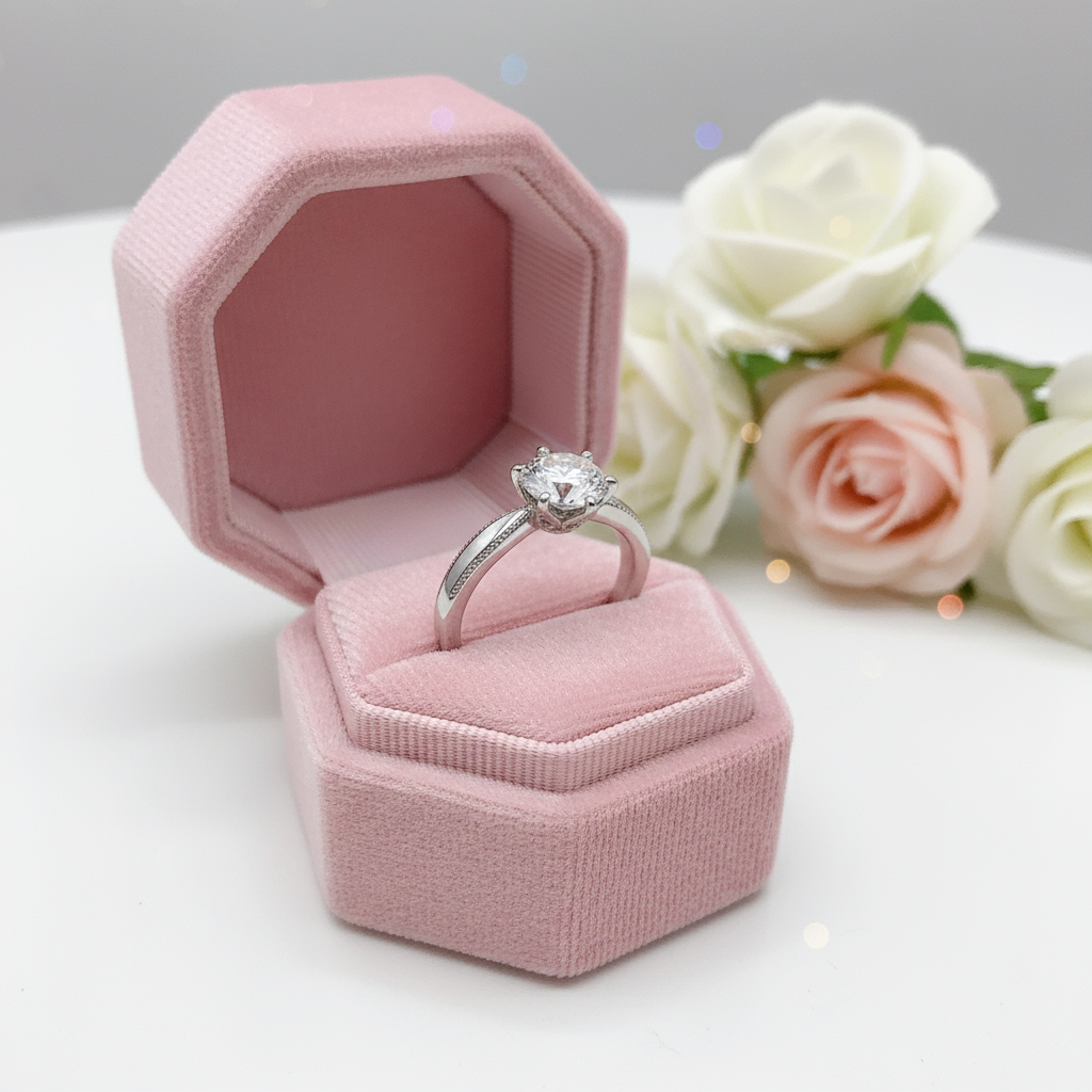 1.0 Ct Single Row Diamond Ring-Black Diamonds New York