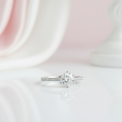 1Ct VVS1 Diamond Option Promise Ring-Black Diamonds New York