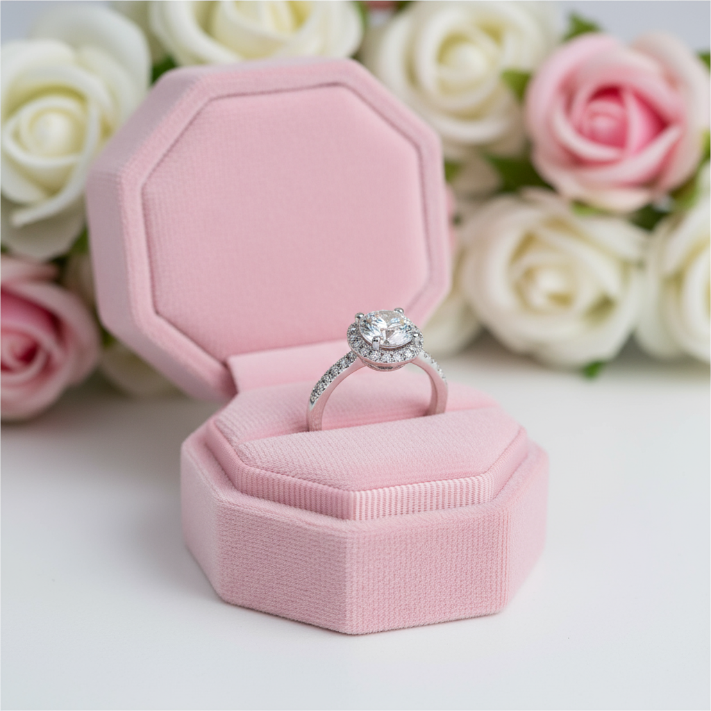 1ct VVS1 Diamond Option Ring Wedding Engagement Ring-Black Diamonds New York