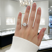 1ct VVS1 Diamond Ring Wedding Engagement Ring-Black Diamonds New York