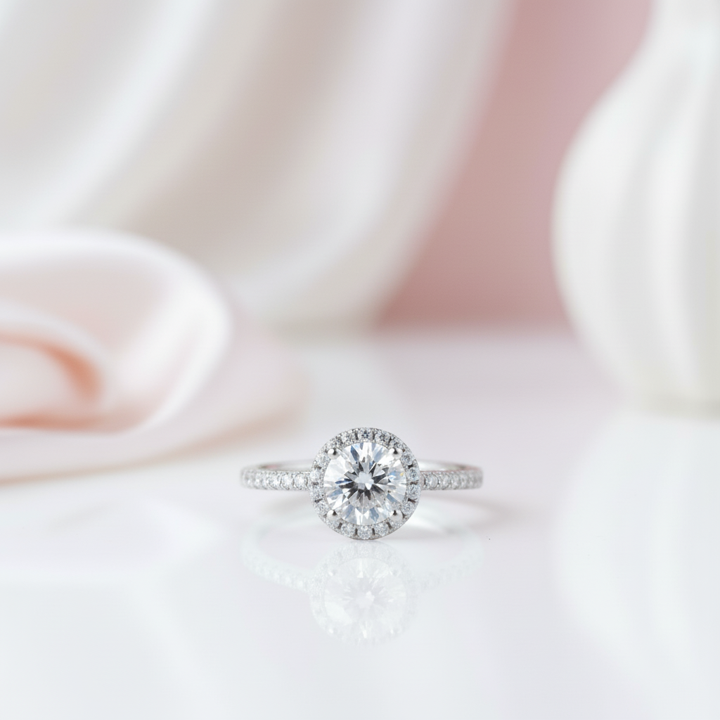 1ct VVS1 Diamond Option Ring Wedding Engagement Ring-Black Diamonds New York