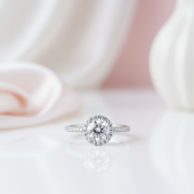1ct VVS1 Diamond Option Ring Wedding Engagement Ring-Black Diamonds New York
