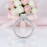 1.0 ct Princess Cut Diamond Option Engagement Ring Set-Black Diamonds New York