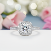 1ct Diamond Solitaire Wedding Ring-Black Diamonds New York