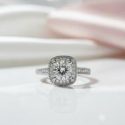 1ct Diamond Solitaire Wedding Ring-Black Diamonds New York