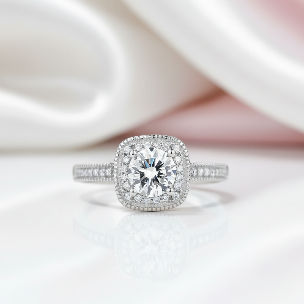 1ct Diamond Option Solitaire Wedding Ring-Black Diamonds New York