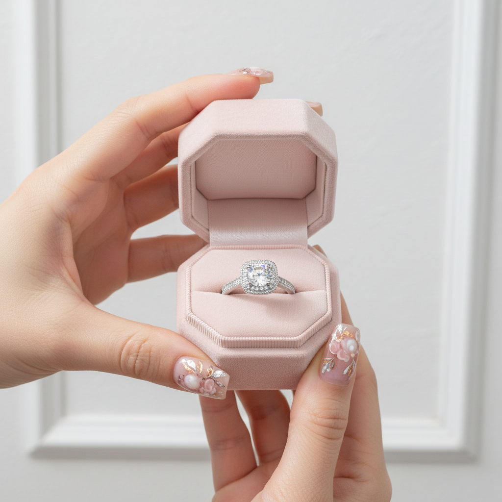 1ct Diamond Solitaire Wedding Ring-Black Diamonds New York