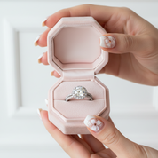 1ct Halo Diamond Ring-Black Diamonds New York