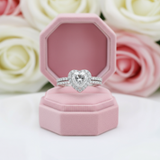 1ct Heart Cut Diamond Ring-Black Diamonds New York