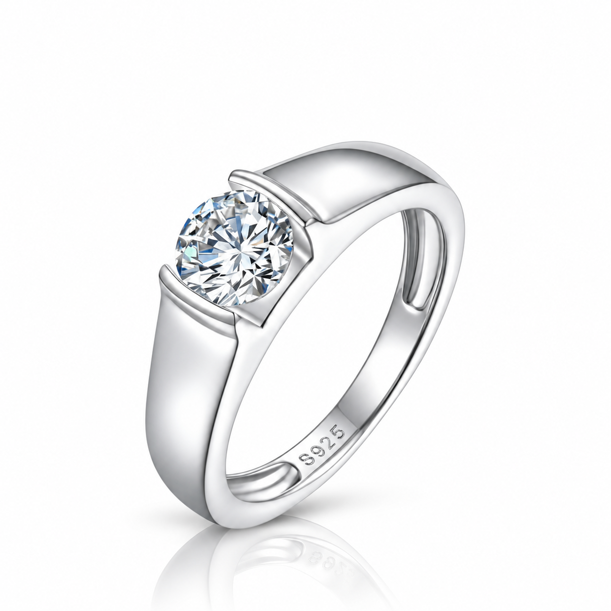 1ct Round Diamond Option Men's Ring-Black Diamonds New York