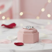 1ct Vintage Style Two Tone Ring-Black Diamonds New York