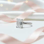 2 Carat Emerald Cut D Color Diamond Engagement Ring-Black Diamonds New York