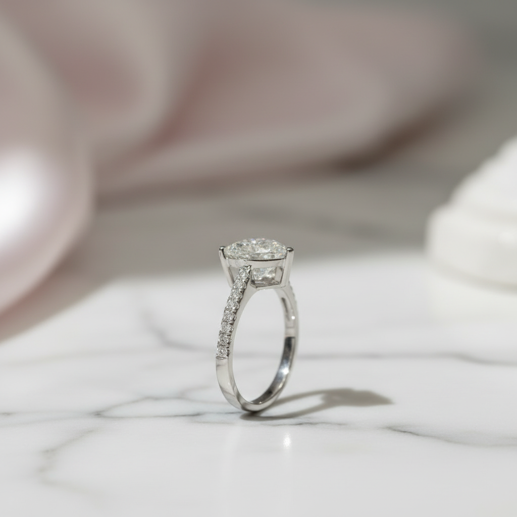 2 Carat Heart Cut Diamond Option Forever Love Engagement Ring-Black Diamonds New York