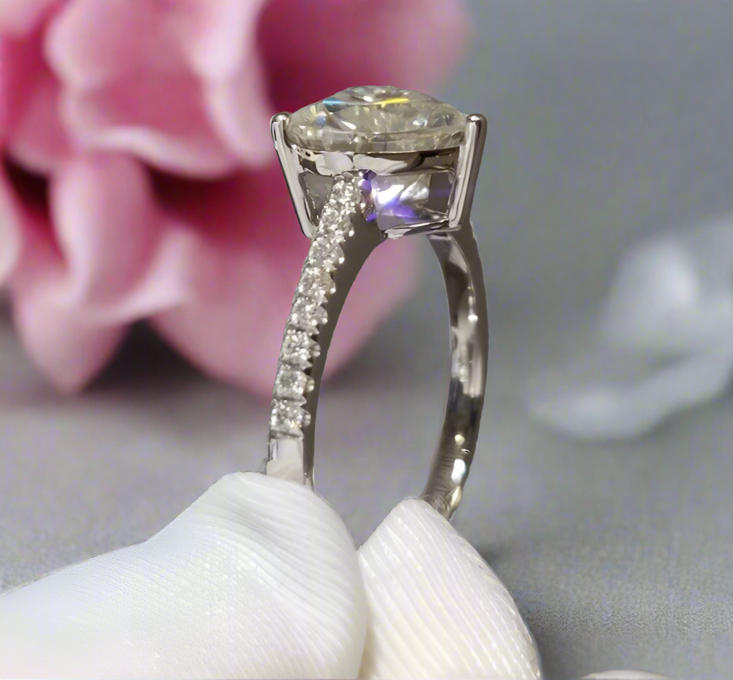 2 Carat Heart Cut Diamond Forever Love Engagement Ring-Black Diamonds New York