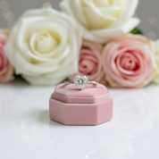 2 Carat Diamond Heart Engagement Ring-Black Diamonds New York