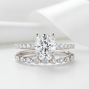 2.0 Carat Cushion Cut Diamond Ring Set-Black Diamonds New York