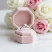 2.0 Ct Princess Cut Diamond Engagement Ring-Black Diamonds New York