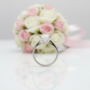 2.0 Ct Princess Cut Diamond Option Engagement Ring-Black Diamonds New York