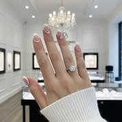 2.0 Ct Round Cut Diamond Engagement Ring-Black Diamonds New York