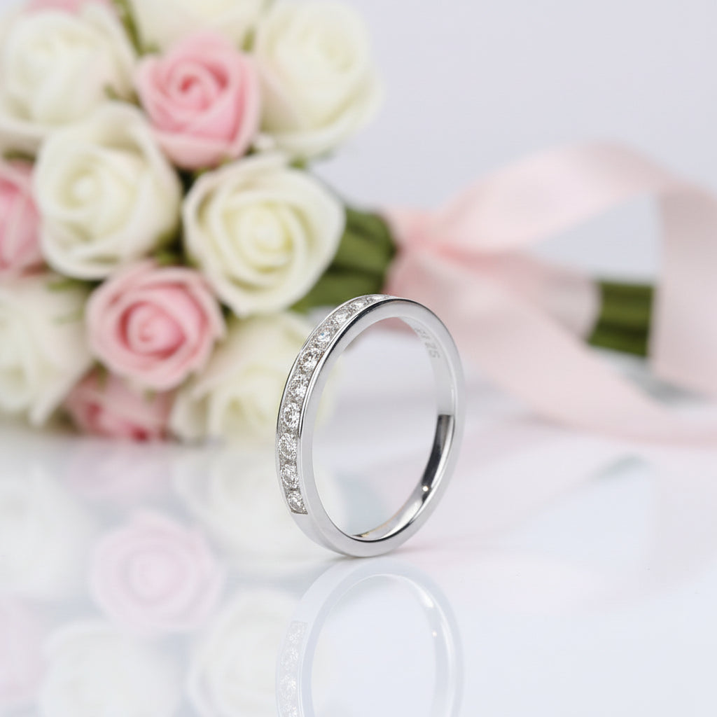 2.0 Ct Round Diamond Option Engagement Ring Set-Black Diamonds New York
