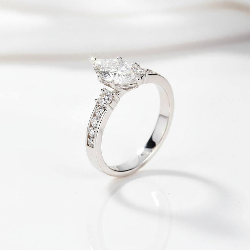 2.0 Ctw Diamond Option Stackable Engagement Ring Set-Black Diamonds New York