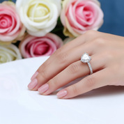 2.0ct Heart-cut Diamond Engagement Ring-Black Diamonds New York