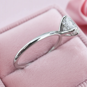 2.5ct Princess Cut Diamond Engagement Ring-Black Diamonds New York