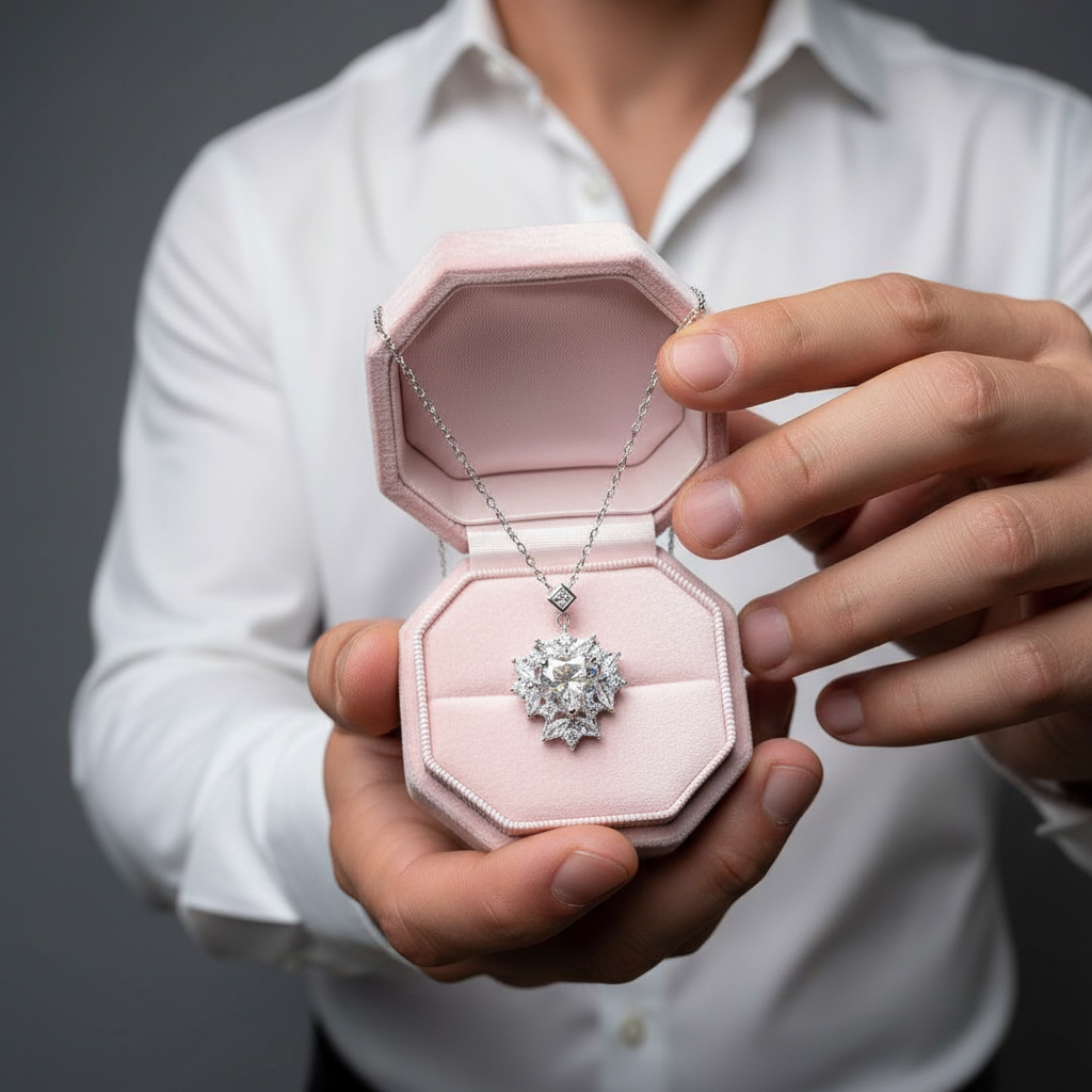 2.0 Ct Heart Cut Diamond Pendant Necklace-Black Diamonds New York