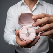 2.0 Ct Heart Cut Diamond Pendant Necklace-Black Diamonds New York