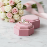 2.0 Ct Pear Cut Diamond Solitaire Engagement Ring-Black Diamonds New York