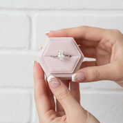 2.0 Ct Pear Cut Diamond Solitaire Engagement Ring-Black Diamonds New York