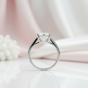 2.0 Ct Round Cut Diamond Engagement Ring-Black Diamonds New York