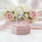 2.0 Ct Round Cut Diamond Engagement Ring-Black Diamonds New York