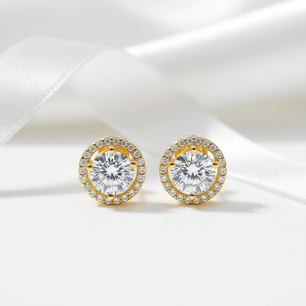 2.0 Ct Round Cut Diamond Stud Earrings-Black Diamonds New York