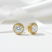 2.0 Ct Round Cut Diamond Stud Earrings-Black Diamonds New York