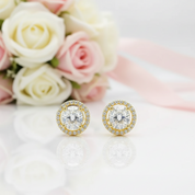 2.0 Ct Round Cut Diamond Stud Earrings-Black Diamonds New York