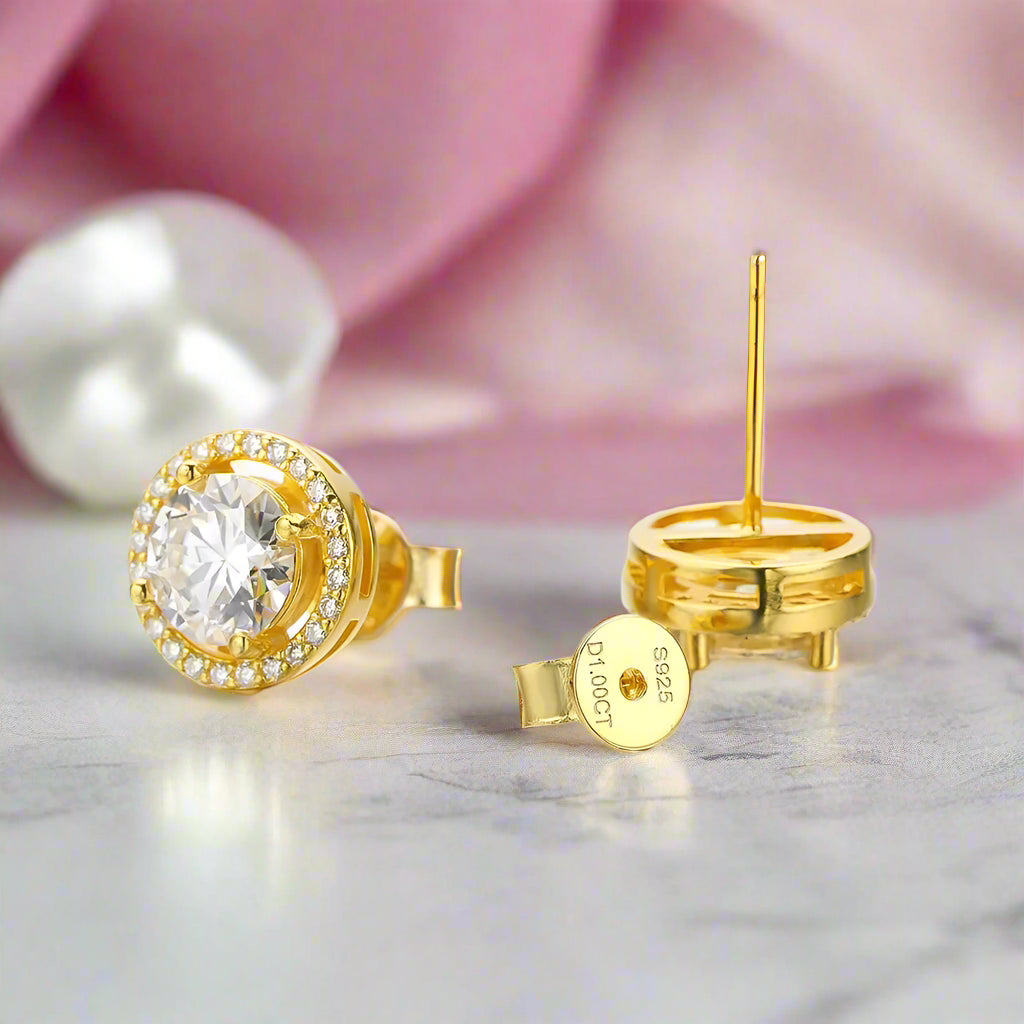 2.0 Ct Round Cut Diamond Stud Earrings-Black Diamonds New York