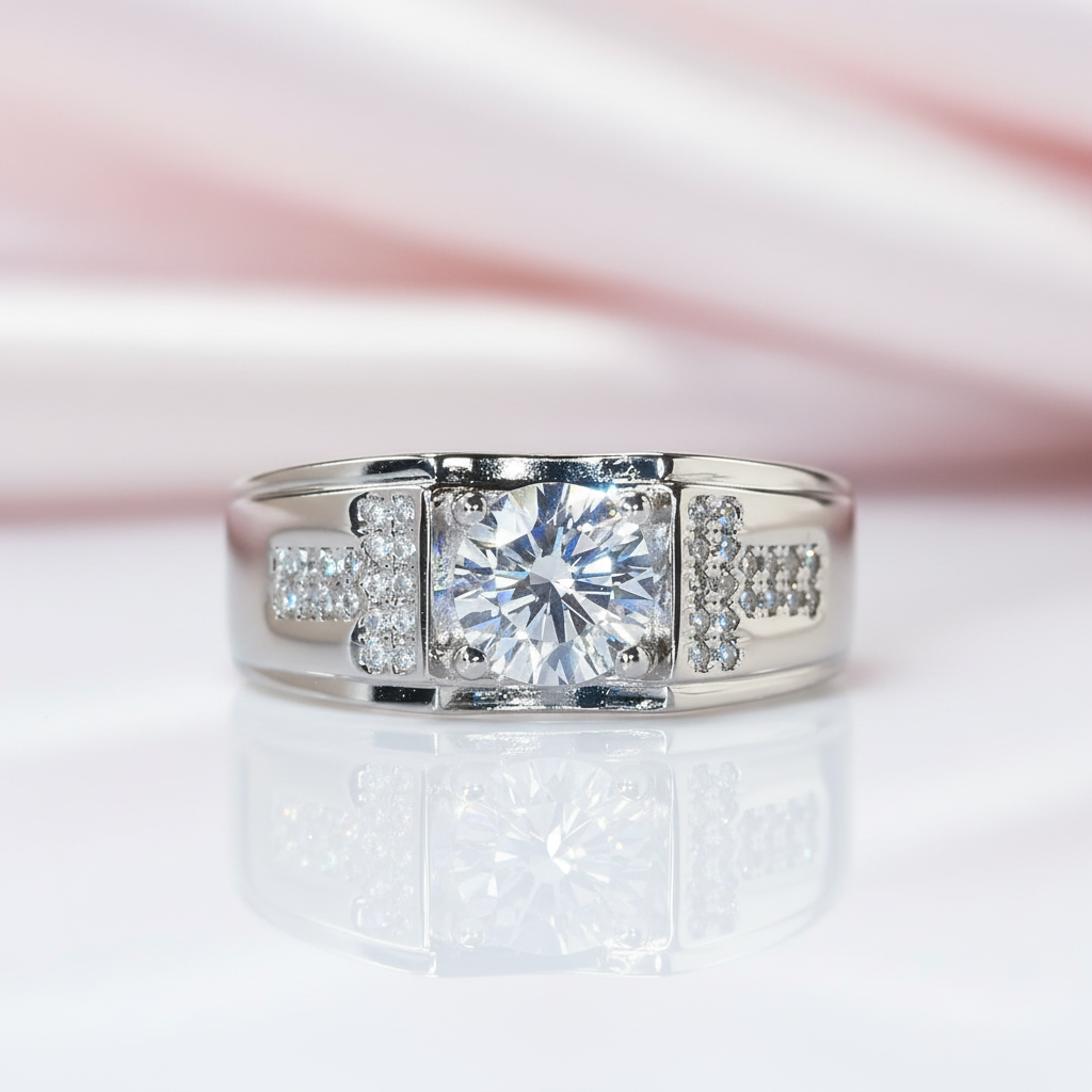 2.0 Ct Round Cut Diamond Option Wedding Band-Black Diamonds New York