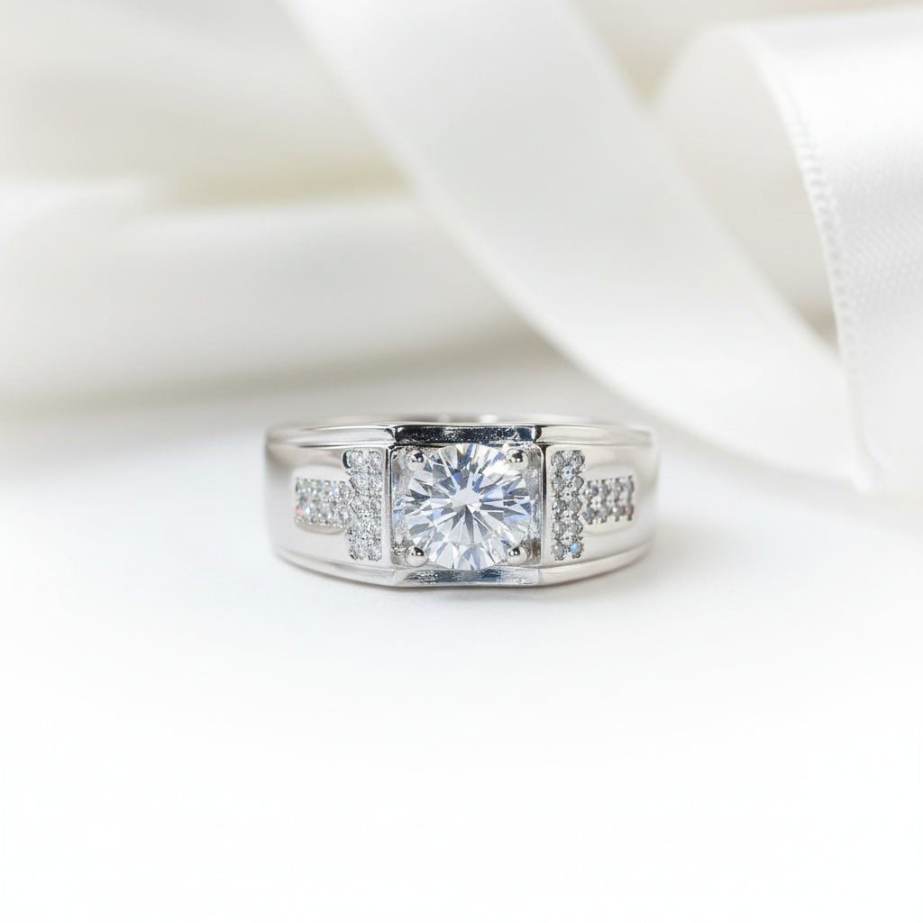 2.0 Ct Round Cut Diamond Option Wedding Band-Black Diamonds New York