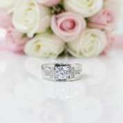 2.0 Ct Round Cut Diamond Option Wedding Band-Black Diamonds New York