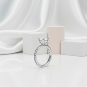 2.0 Ct 8mm EF Color Diamond Wedding Ring-Black Diamonds New York