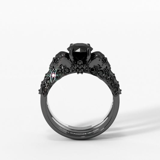 VIP Dream Ring Custom Request-Black Diamonds New York