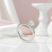 2.0Ct 8mm 6 Prong Diamond Stacking Solitaire Ring Set-Black Diamonds New York